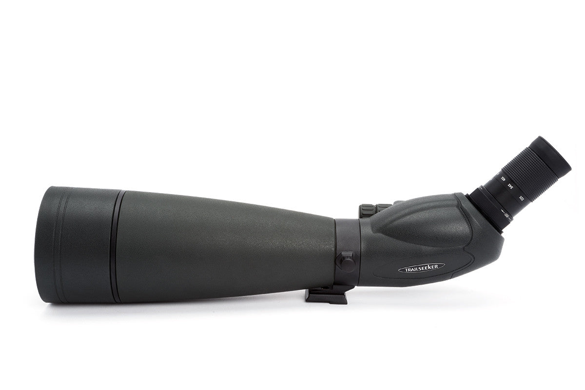 TrailSeeker 22 67x100mm Angled Zoom Spotting Scope - High Power Magnification for Bird Watching, Hunting & Outdoor Adventures