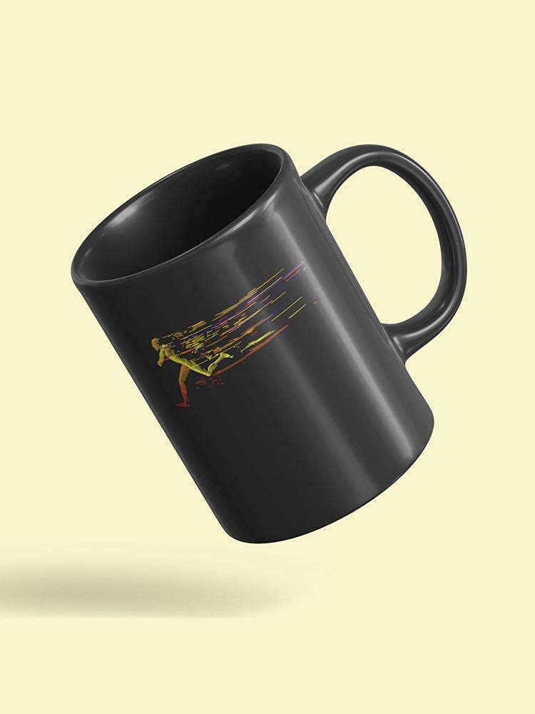 Smartprints Colorful Running Man Design Ceramic Coffee Mug - 11oz Insulated Travel Cup for Hot & Cold Drinks - Perfect Gift for Runners, Athletes & Fitness Enthusiasts - Ideal for Home, Office & Gym Use