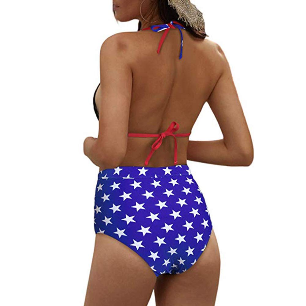 USA Flag Bikini for Women - Patriotic Swimsuit for 4th of July & Beach