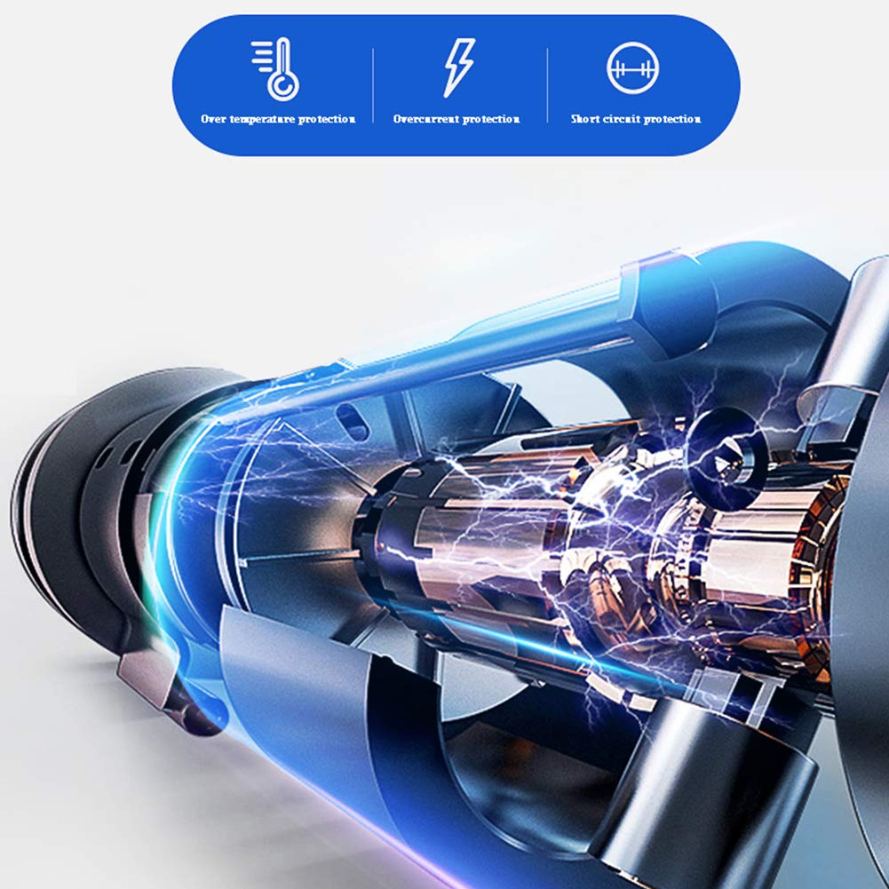 TEmkin Cordless Handheld Vacuum Cleaner - 5000Pa Strong Suction Wet/Dry Vacuum, 5200mAh Rechargeable Battery (30 Mins Runtime) for Car, Home, Pet Hair & Office Cleaning | Perfect for Car Detailing, Pet Hair Removal & Quick Home Cleanups