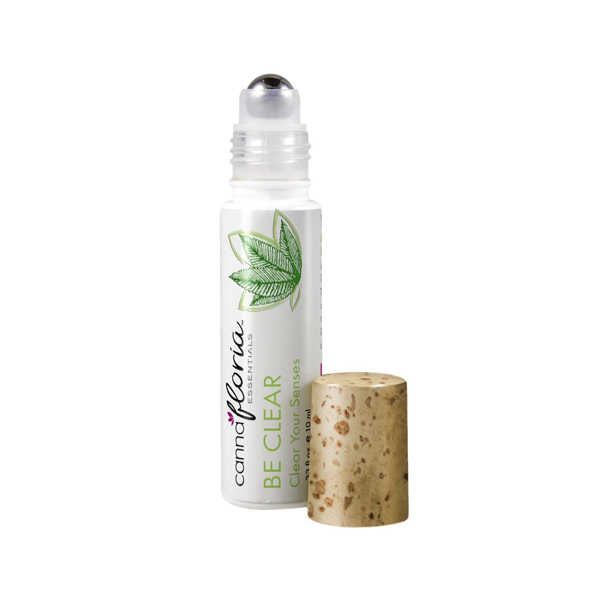 Cannafloria Essential Oil Roll On for Stress Relief & Relaxation - Portable Aromatherapy for Home, Office & Travel
