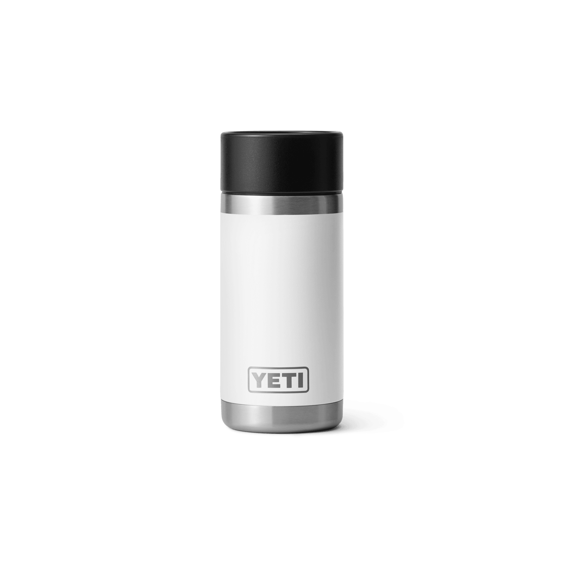 Rambler 12 oz Hotshot Bottle - Insulated Stainless Steel Water Bottle with Leakproof Lid, Perfect for Coffee, Tea & Hot Drinks - Ideal for Camping, Hiking & Outdoor Adventures (White)
