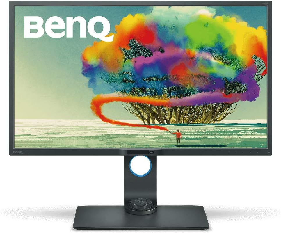 BenQ PD3200U 32-inch 4K UHD IPS Monitor for Graphic Design | 100% sRGB & Rec.709 | ΔE≤3 | Pantone Validated | USB Hub & Speakers | Perfect for Photo Editing, Video Production & CAD Work