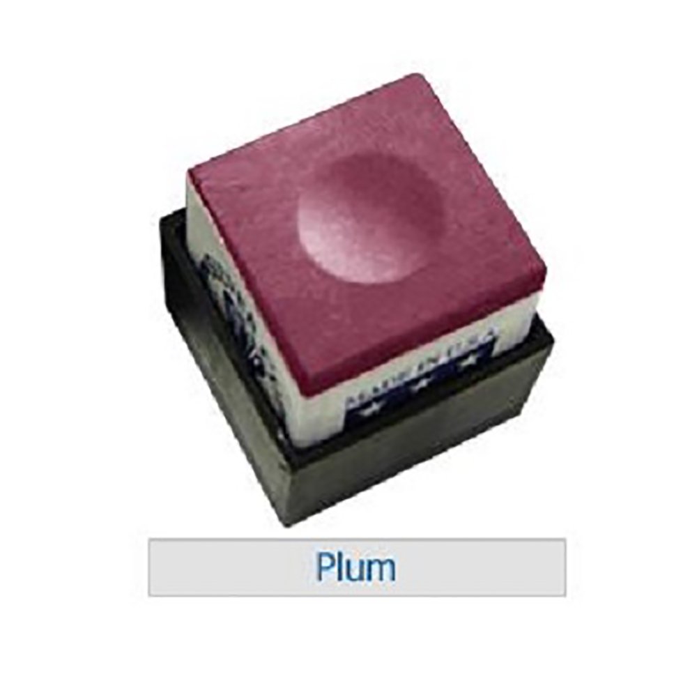 Premium Silver Cup Half Dozen Plum Purple Pool Cue Chalk - Perfect for Billiards, Snooker & Professional Pool Players - Long-Lasting Grip & Smooth Play