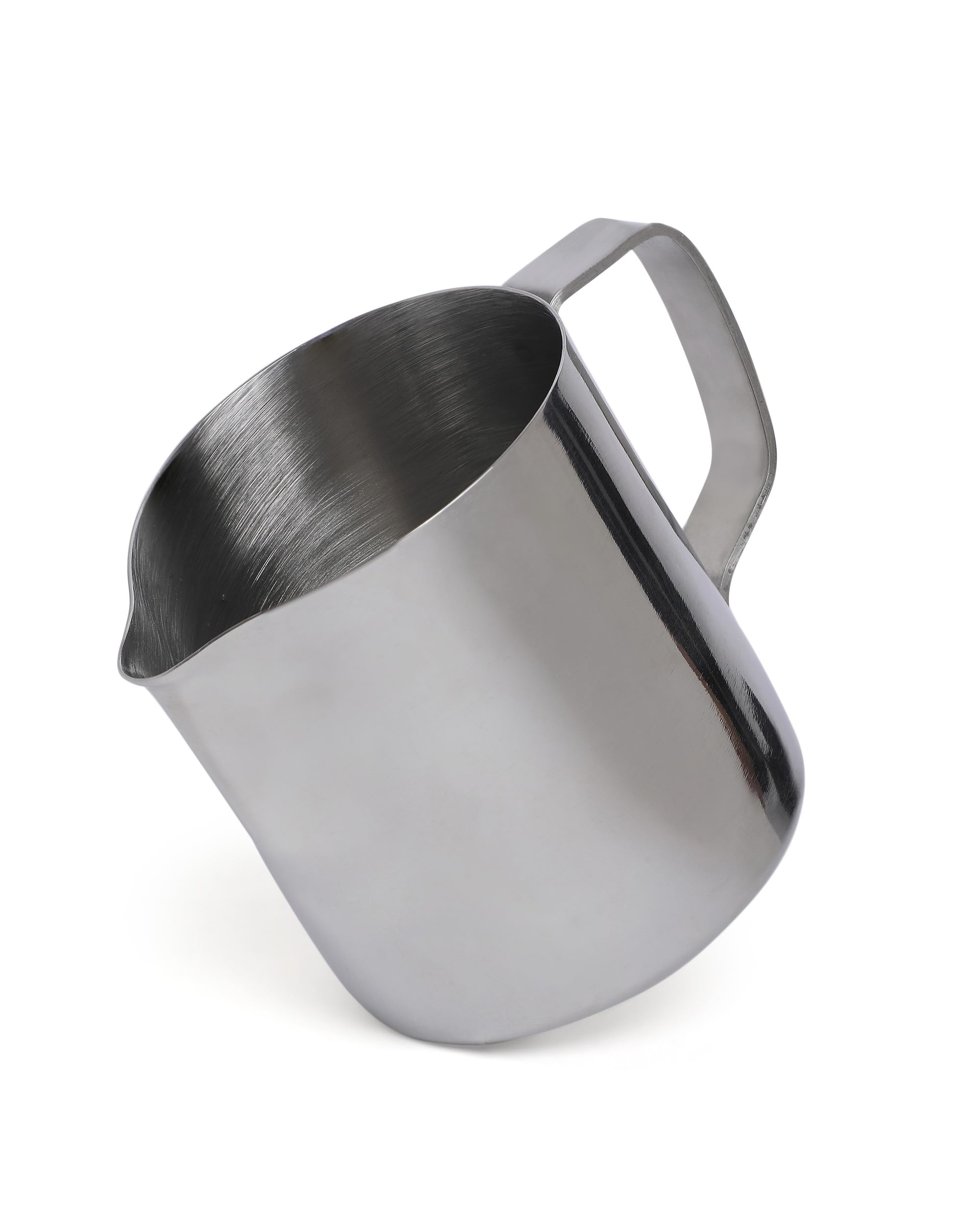 Premium Stainless Steel Espresso & Cappuccino Milk Frothing Pitcher with Scale - 350ml Barista-Grade Coffee Frother for Latte Art - Perfect for Home & Professional Coffee Shops