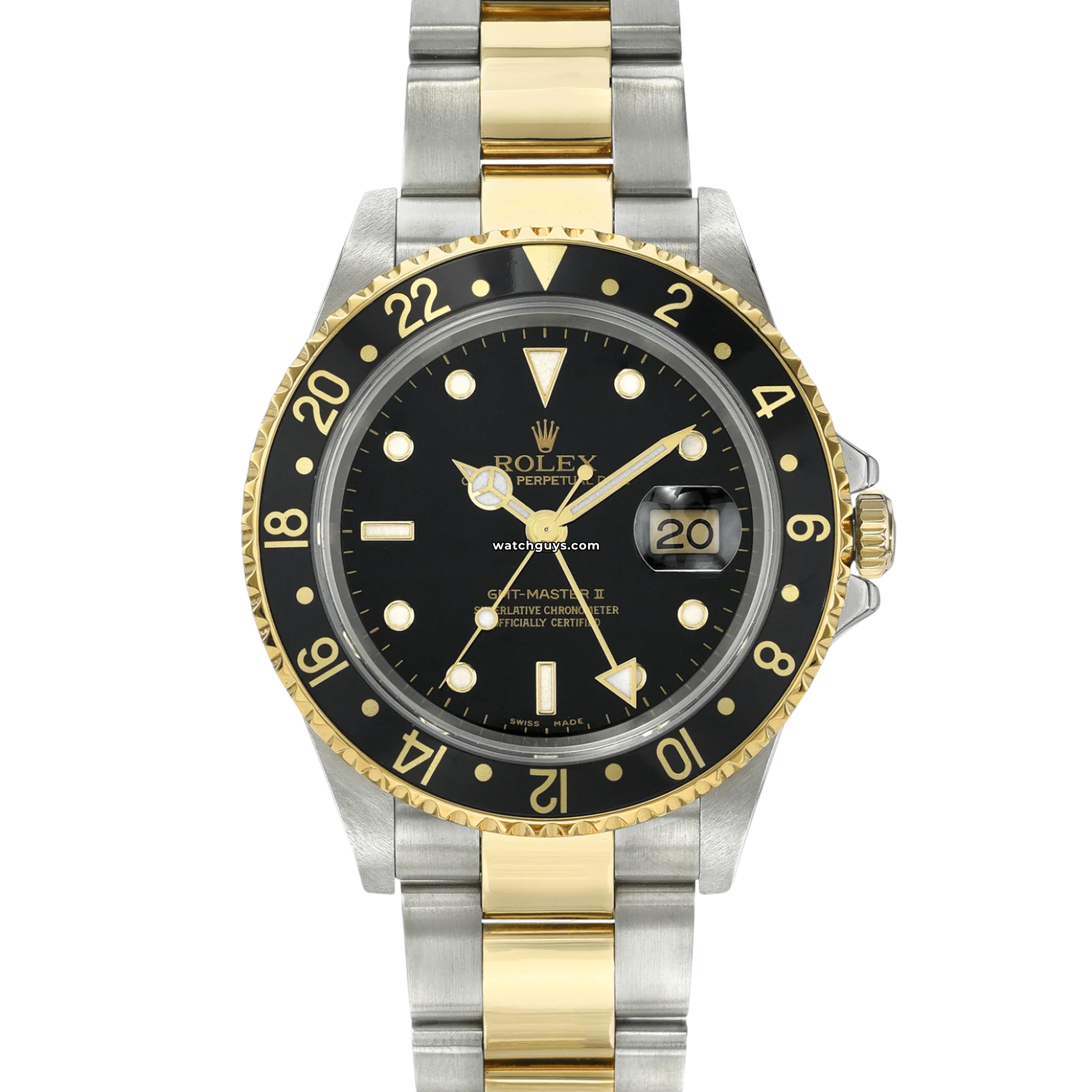 Rolex GMT Master II 16713 Black Oyster Watch - Luxury Swiss Automatic Men's Timepiece for Travel, Business & Collectors