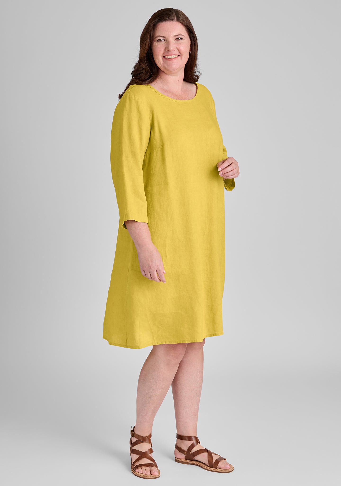 Happy Gathers Dress - Linen Shift Dress for Women | Summer Casual Boho Style | Perfect for Beach, Vacation & Everyday Wear