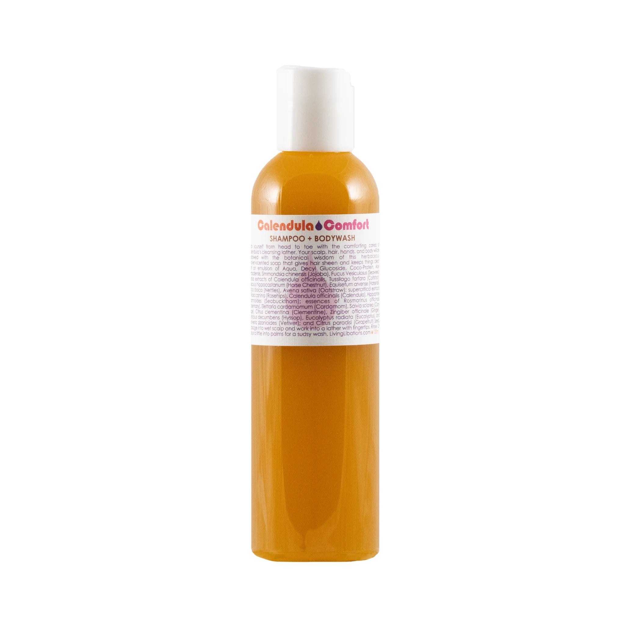 Calendula Comfort Shampoo & Body Wash - Gentle 2-in-1 Formula for Sensitive Skin | Perfect for Babies, Kids & Adults | Daily Hair & Body Cleanser for Dry, Itchy Scalp & Skin