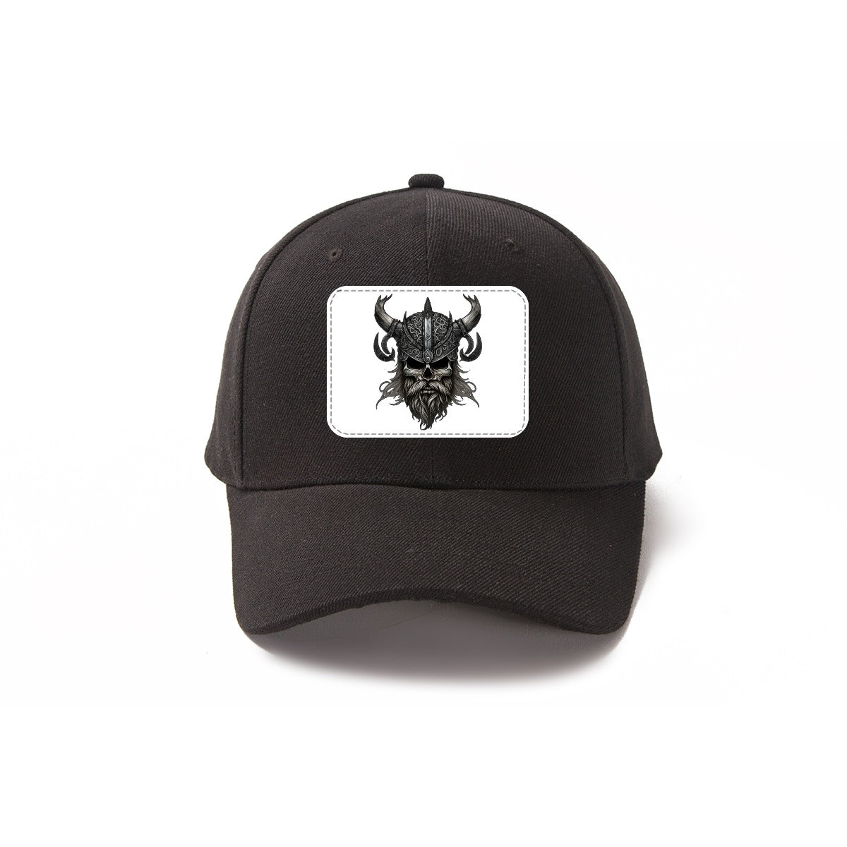 Nordic Viking Baseball Cap for Men - Adjustable Cotton Hat with Norse Runes Design - Perfect for Outdoor Activities, Hiking, and Sports Fans