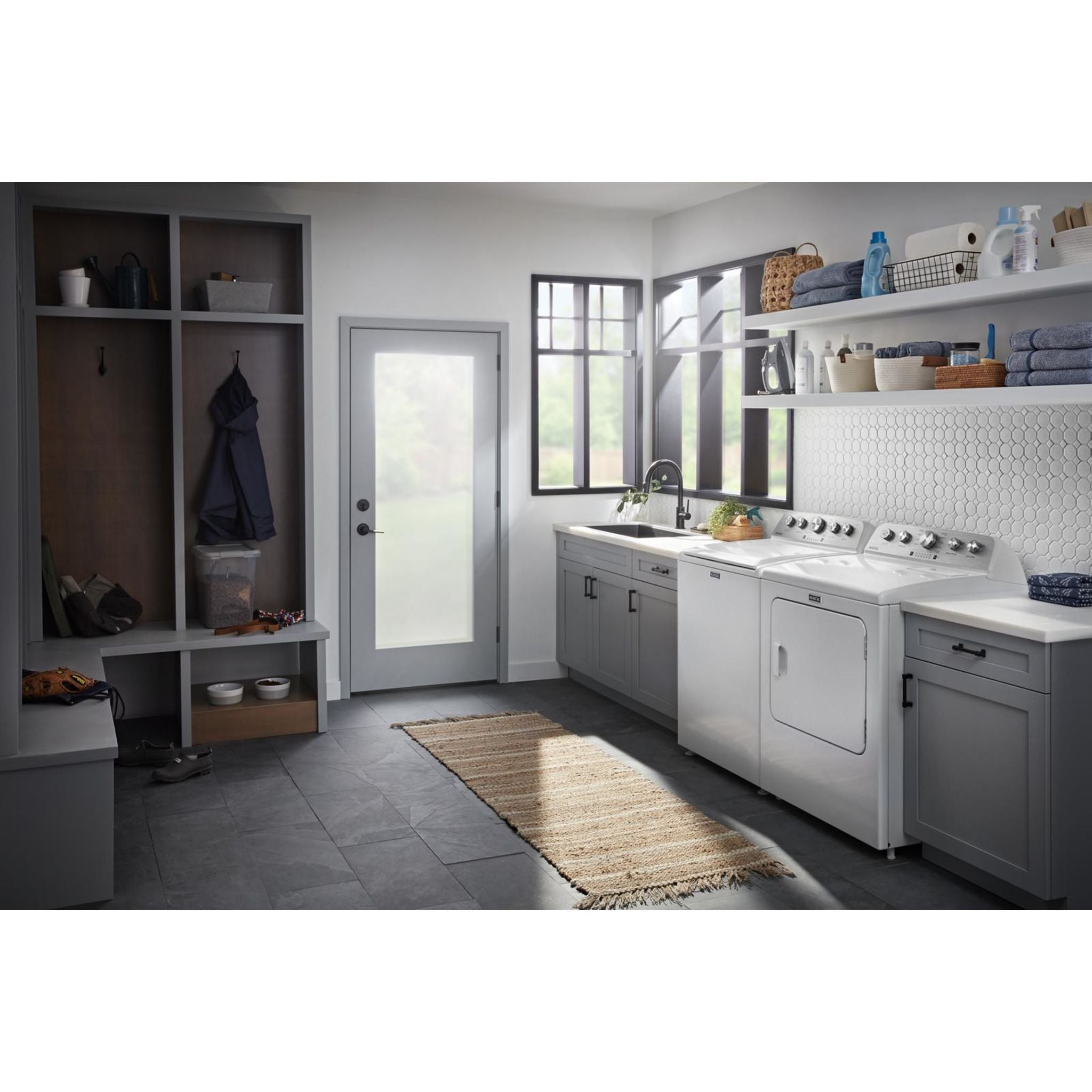 Maytag MVW5035MW White Top Load Washing Machine - Large Capacity, Energy Efficient for Laundry Rooms & Homes