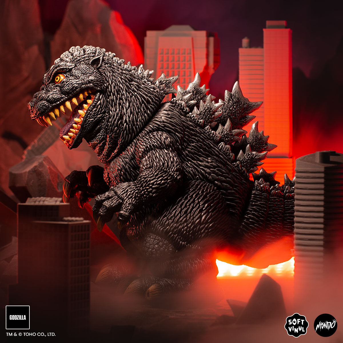 Godzilla Vinyl Designer Figure by James Groman - Premium Collectible Toy for Movie Fans & Pop Culture Enthusiasts - Perfect for Display, Gifts, and Home Decor