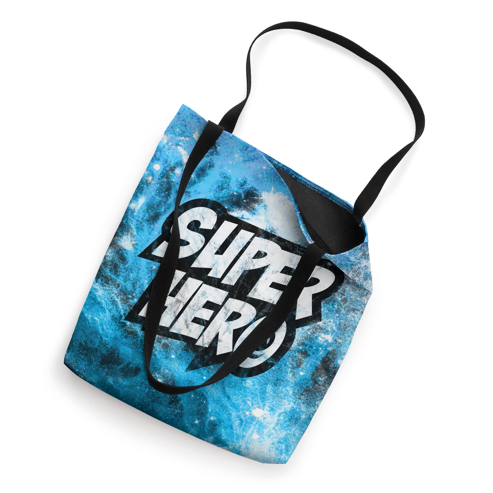 Superhero Comic Speech Bubble Tote Bag - Funny Pop Art Design for Superhero Fans | Perfect for Cosplay, Conventions & Everyday Use