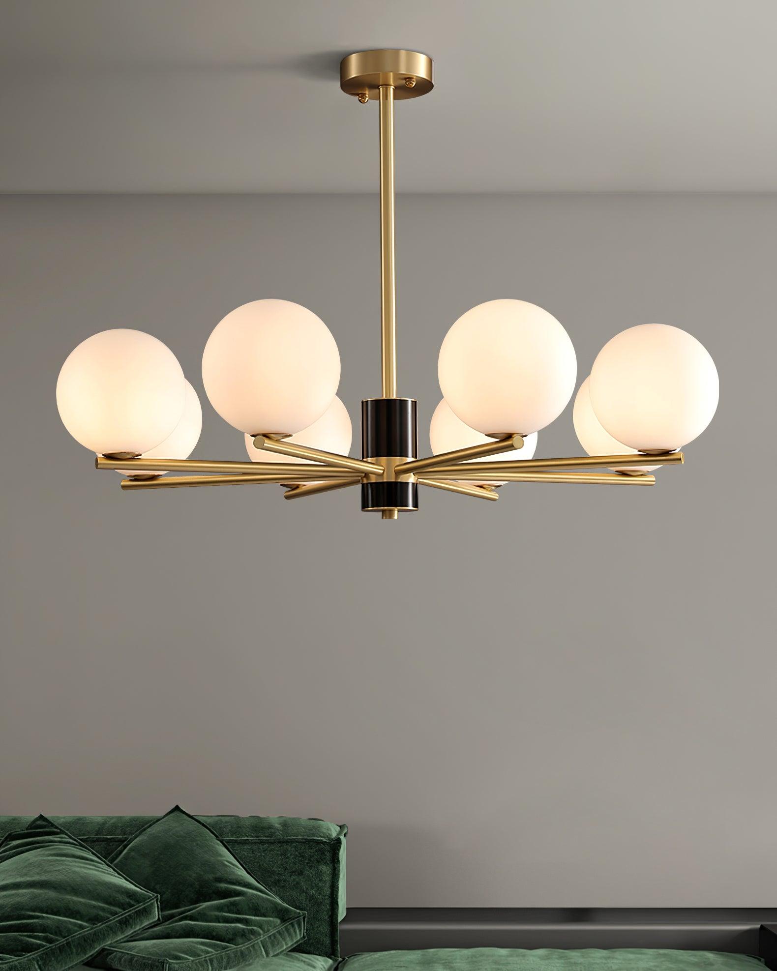 Elegant Marais Chandelier - Modern Crystal Ceiling Light Fixture for Dining Room, Living Room & Bedroom | Perfect for Home Decor & Wedding Venue Lighting