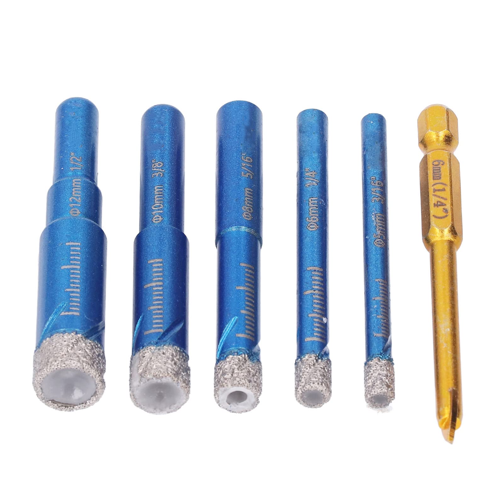 Heat-Resistant Hole Saw Cutter for Granite & Glass - Dry Drill Bit for DIY & Construction
