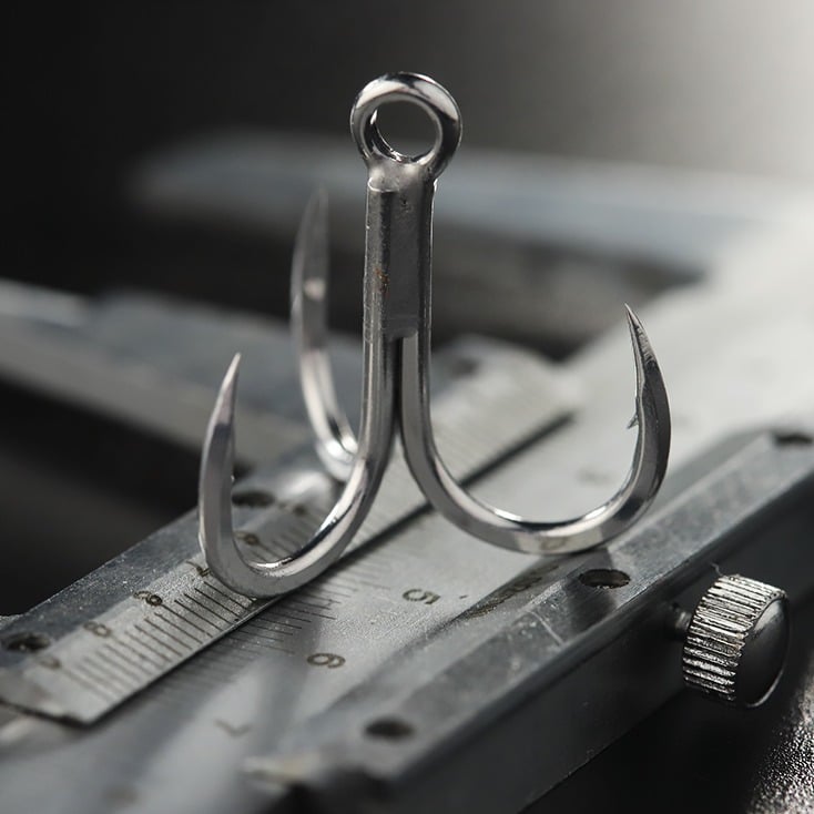 BKK Raptor Z Treble Fishing Hooks - Sharp High Carbon Steel Hooks for Bass, Trout, and Saltwater Fishing - Perfect for Freshwater and Saltwater Anglers