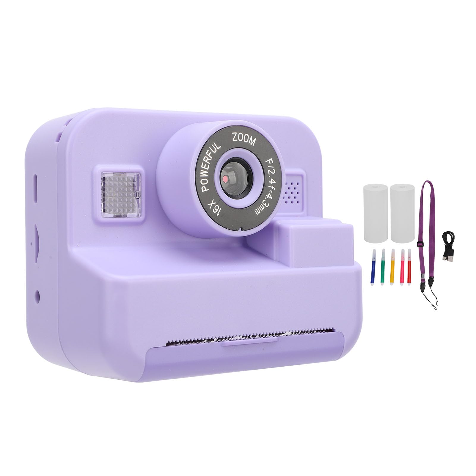 12MP Kids Digital Instant Print Camera with 2.4