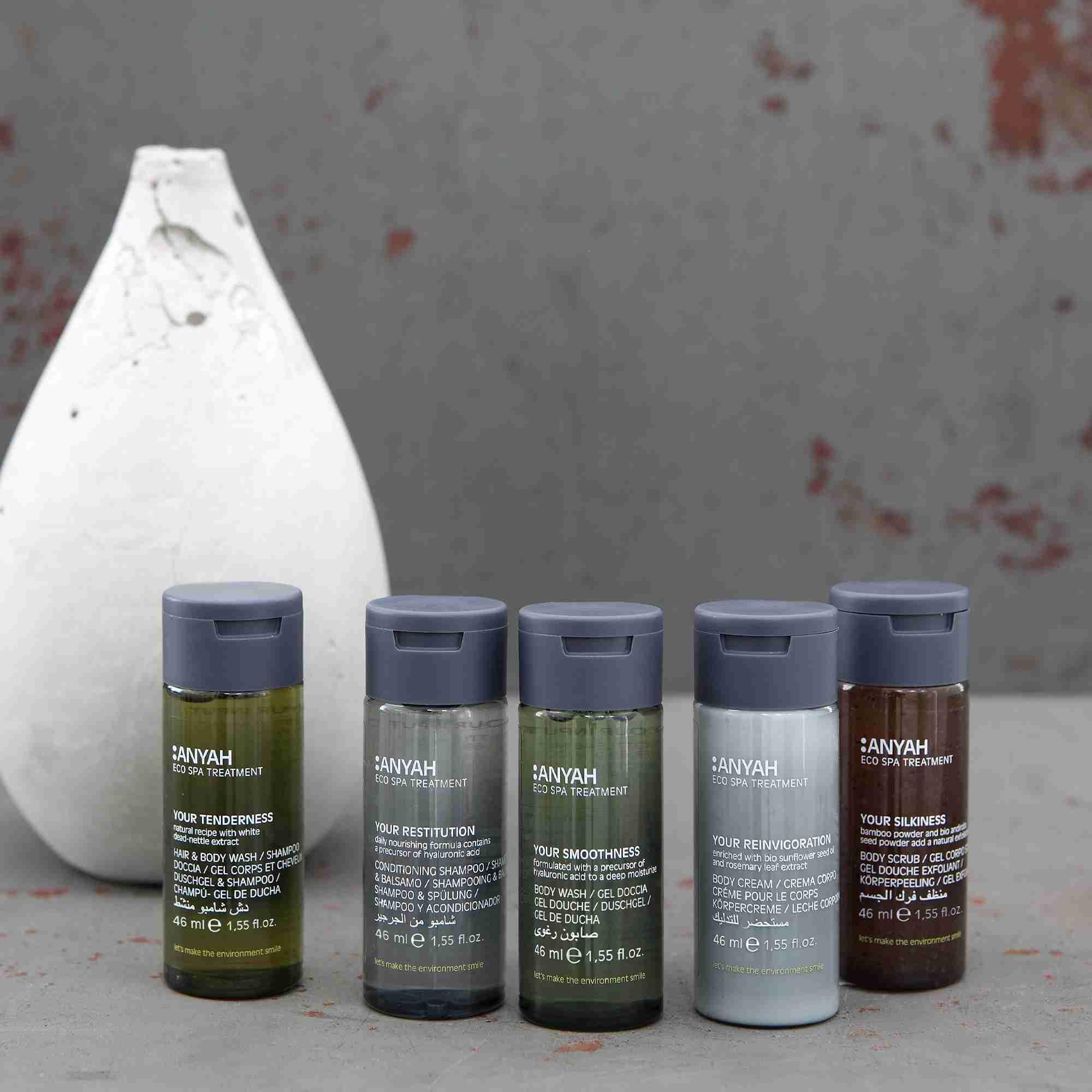Anyah Eco Spa Body Wash - Organic & Natural Ingredients for Hydrating & Nourishing Skin - Perfect for Daily Shower, Relaxing Bath & Spa Day at Home