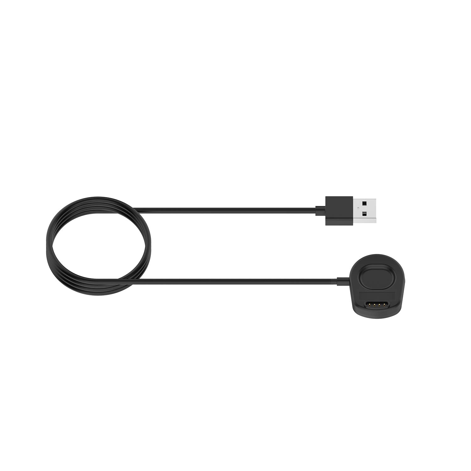 Suunto 7 Charger Cable - 3.3ft USB Replacement Charging Cord & Dock Adapter for Suunto 7 GPS Sport Smartwatch (2-Pack, Black) | Perfect for Travel, Gym & Outdoor Activities