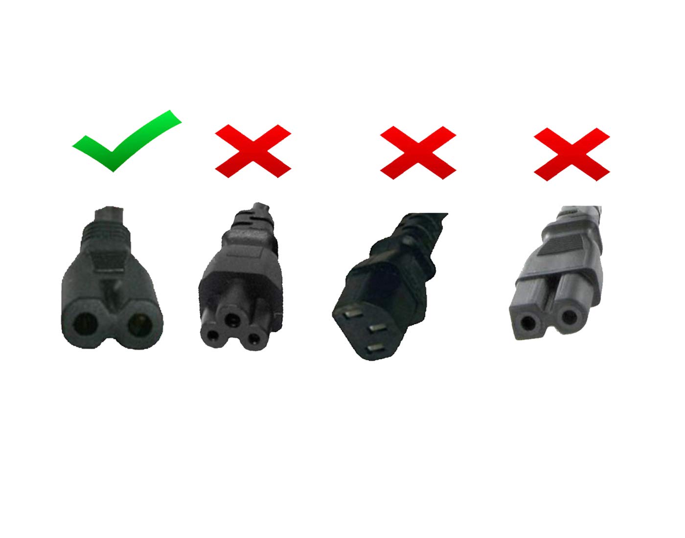 UpBright Replacement AC Power Cord for Panasonic Camcorders - Compatible with HDC-SD9, HDC-HS9, HS80K, HDC-HS900K, HDC-SD40K, SDR-S70K, SDR-T70K, HDC-TM10S, HDC-TM40K, HC-V100, Lumix DMC-FS3, DMC-FS5, SDR-H60, SDR-H40 - Perfect for Home Video Recording and Travel Vlogging