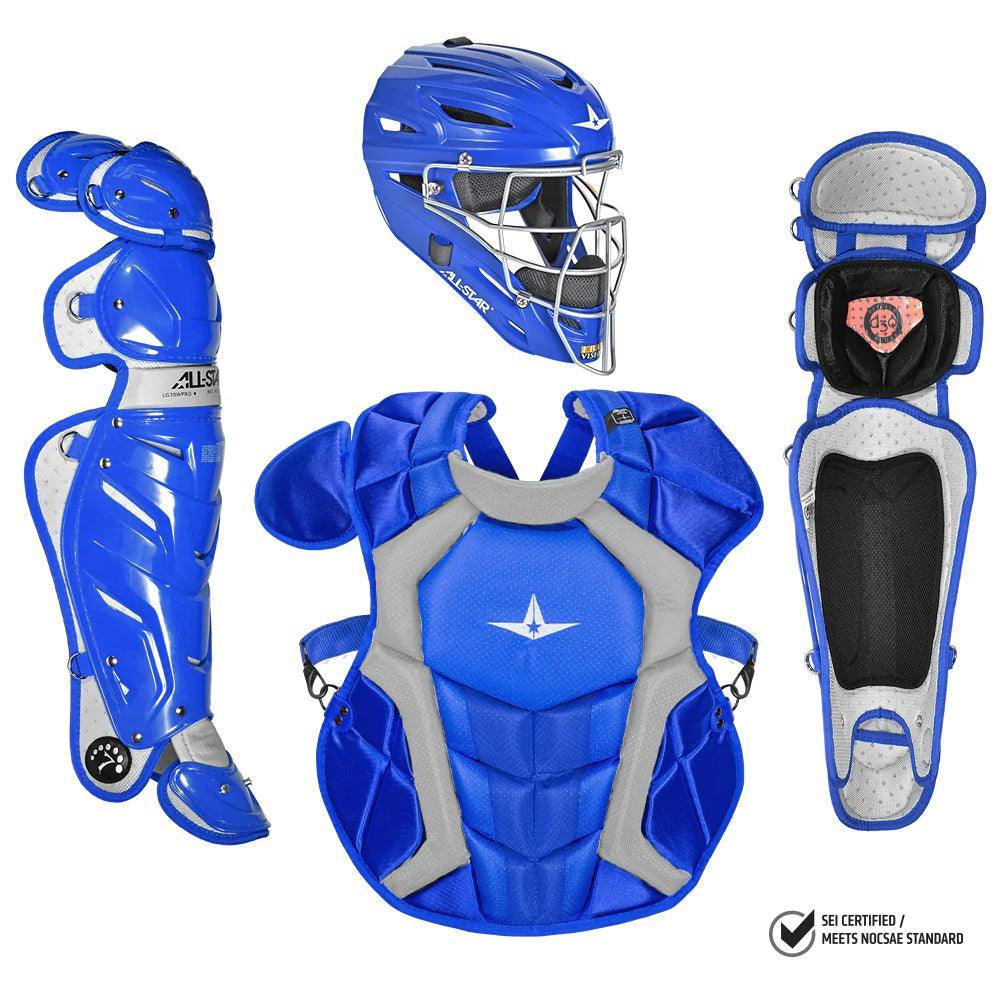 All Star S7 Adult Pro Catcher's Kit - NOCSAE Approved Baseball Gear (CKCCPRO1) | Perfect for Professional & Amateur Catchers - Game & Practice Use