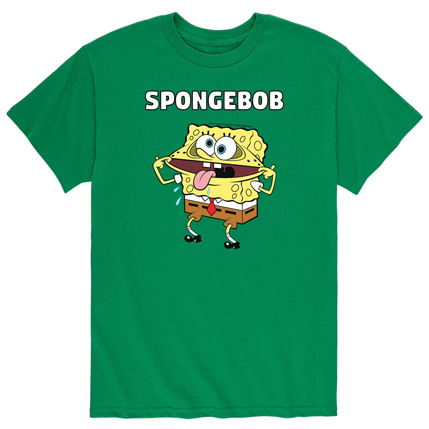Spongebob Squarepants Men's Graphic T-Shirt - Soft Cotton Short Sleeve Tee - Casual Cartoon Shirt for Fans, Gifts & Everyday Wear