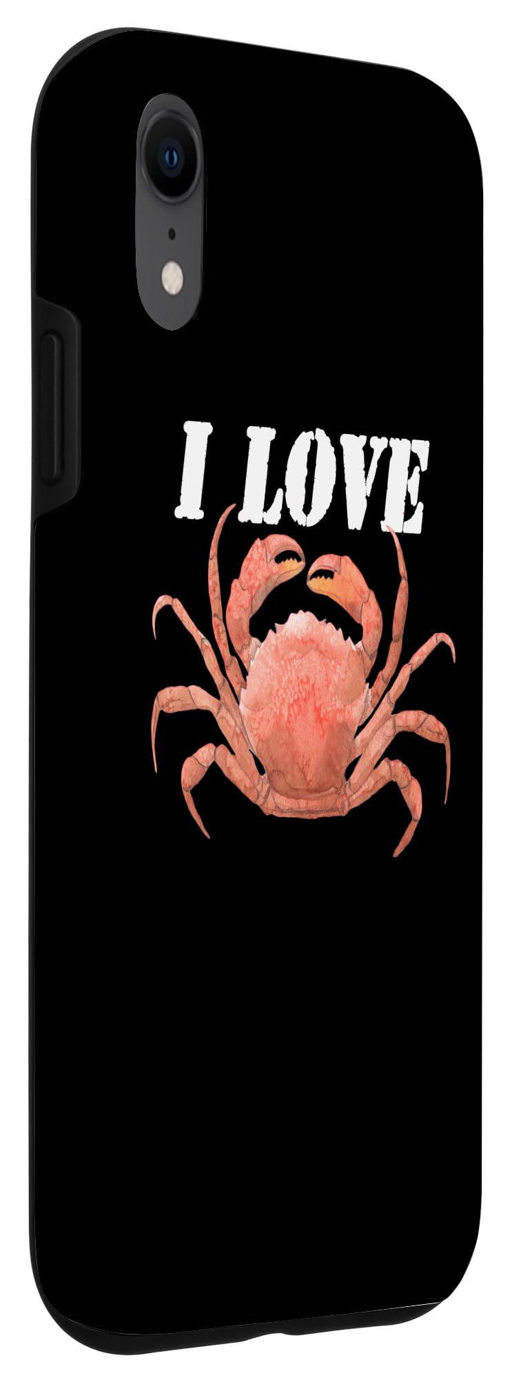 iPhone XR Crab Lover Case - Durable Protective Phone Cover with Delicious Crab Design | Perfect for Seafood Enthusiasts & Beach Outings