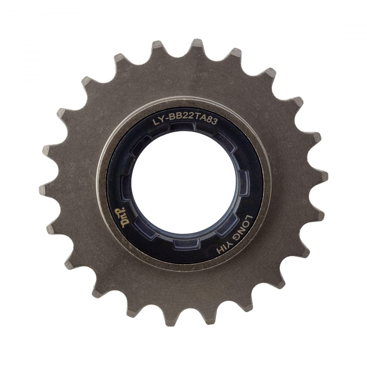 Black Ops FW Single 22T x 3/32 Chromoly Gun-Gray 8-Key Release Bike Sprocket - Perfect for BMX, Mountain Bikes & Fixed Gear Bicycles
