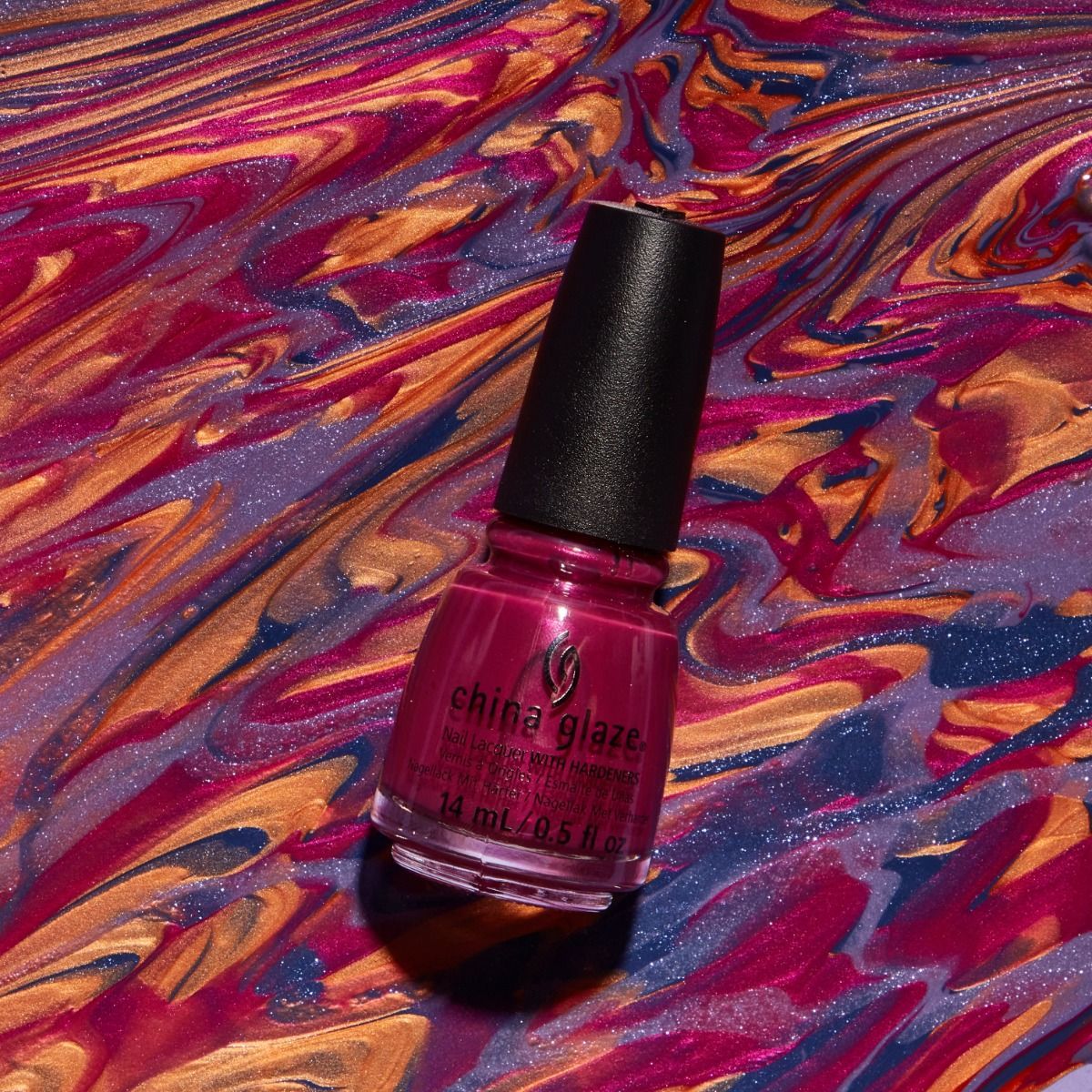 China Glaze Alpenglow Nail Polish 0.5 oz #82919 - Long Lasting Gel Effect Lacquer for Manicures & Pedicures, Perfect for Parties, Weddings & Special Occasions