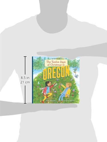 12 Days of Christmas in Oregon Book - American Holiday Traditions & Festive Celebrations | Perfect for Christmas Gifts, Family Reading & Holiday Decor