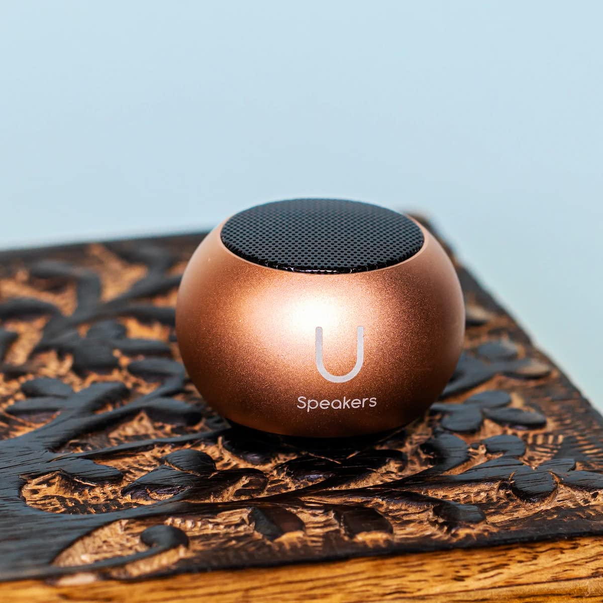 Mini Portable Wireless Bluetooth Speaker with Magnetic Base - Built-in Mic & Selfie Remote Control - Waterproof Travel Speaker for Outdoor, Home, Office - Pair 2 Speakers for Stereo Sound (Black)