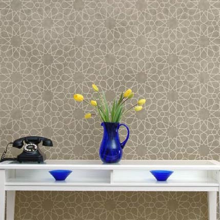 Moroccan Geometric Stencil Set for DIY Wall Art, Home Decor, and Craft Projects | Reusable Painting Template for Walls, Furniture, and Fabric