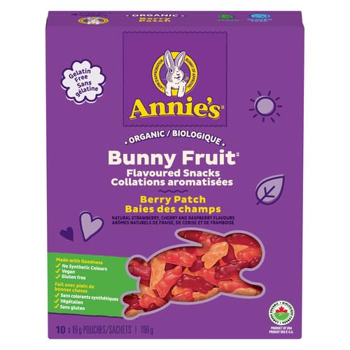 Organic Fruit Snacks Berry Variety Pack - 10 Pouches | Strawberry, Cherry & Raspberry Flavors | No Artificial Colors, Gelatin Free, Gluten Free, Vegan | Perfect for School Lunches, Road Trips & Healthy Snacking