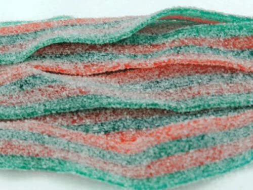 Bayside Sour Candy Belts - Strawberry & Apple Flavored Bulk Sour Belts (10LB) | Perfect for Party Favors, Movie Nights & Office Snacks