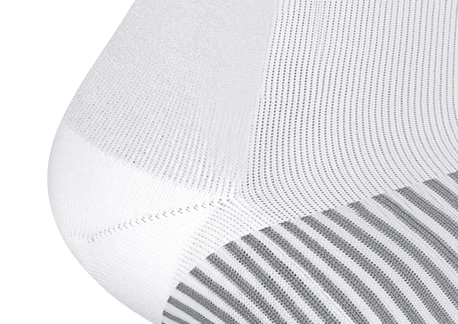 18-25 mmHg Mid Calf Compression Socks for Women & Men - White - Perfect for Running, Travel & Circulation Support