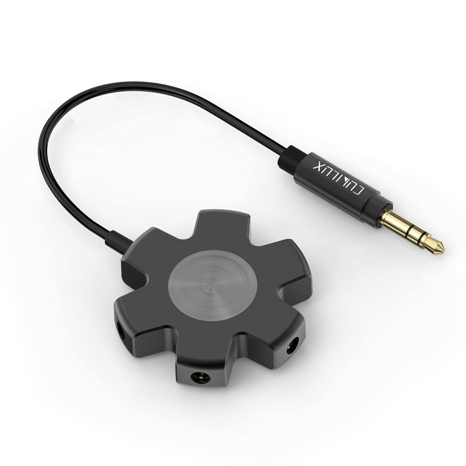 Cubilux 3.5mm 5-Way Headphone Splitter - 5-Channel 1/8