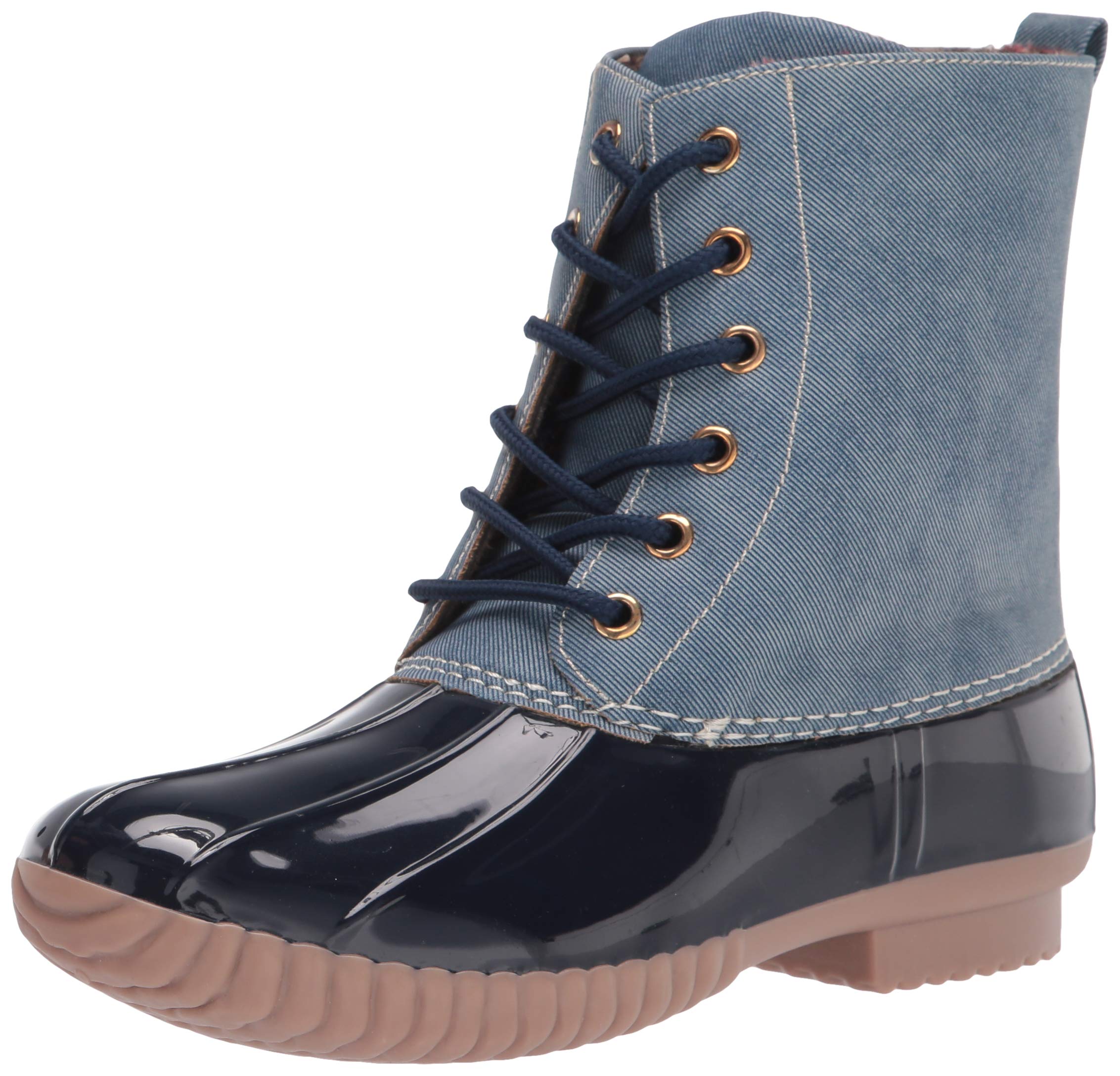 YOKI Women's Dylan Boots - Denim Ankle Boots for Women, Size 6 M US - Perfect for Casual Outfits, Fall Fashion & Everyday Wear