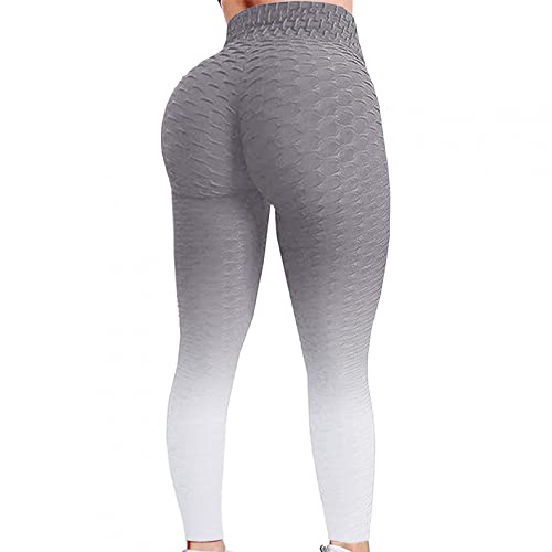 Women's High Waist Yoga Pants - Cross Waist Running Leggings with Tummy Control & Butt Lifting, Stretchy Workout Sweatpants for Gym, Yoga & Lounge Wear