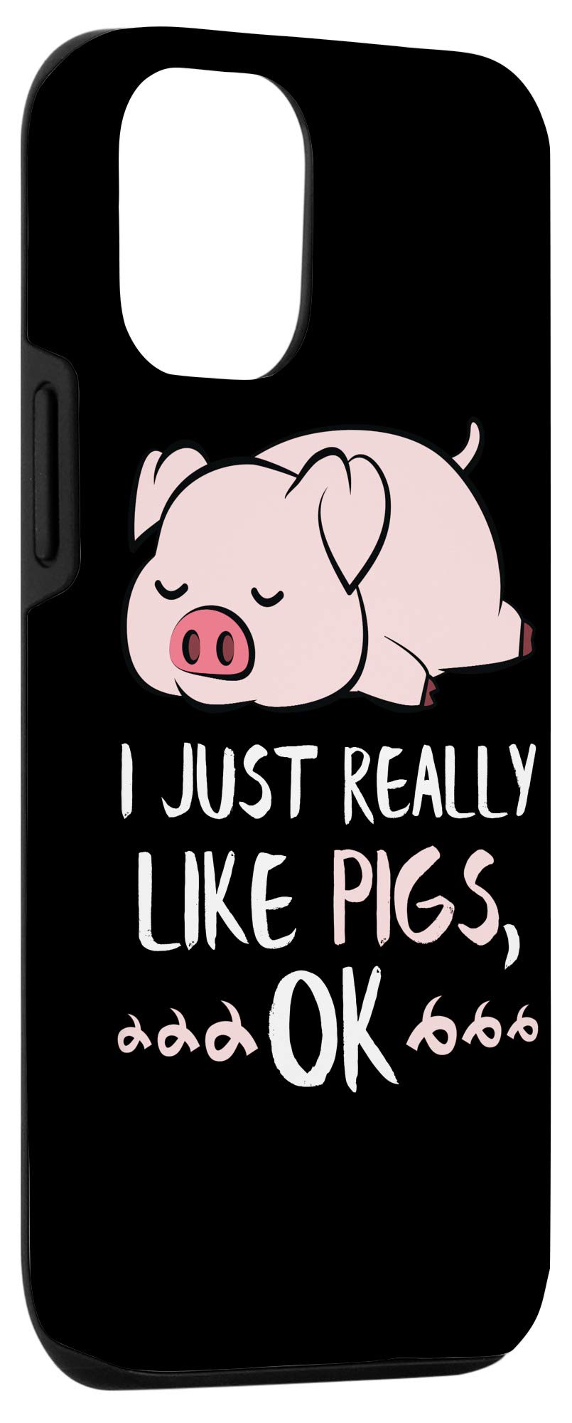 Funny Pig iPhone 12/12 Pro Case - Cute Pig Lover Gift with Premium Protection | Perfect for Pig Enthusiasts, Animal Lovers & Unique Phone Accessory Gifts