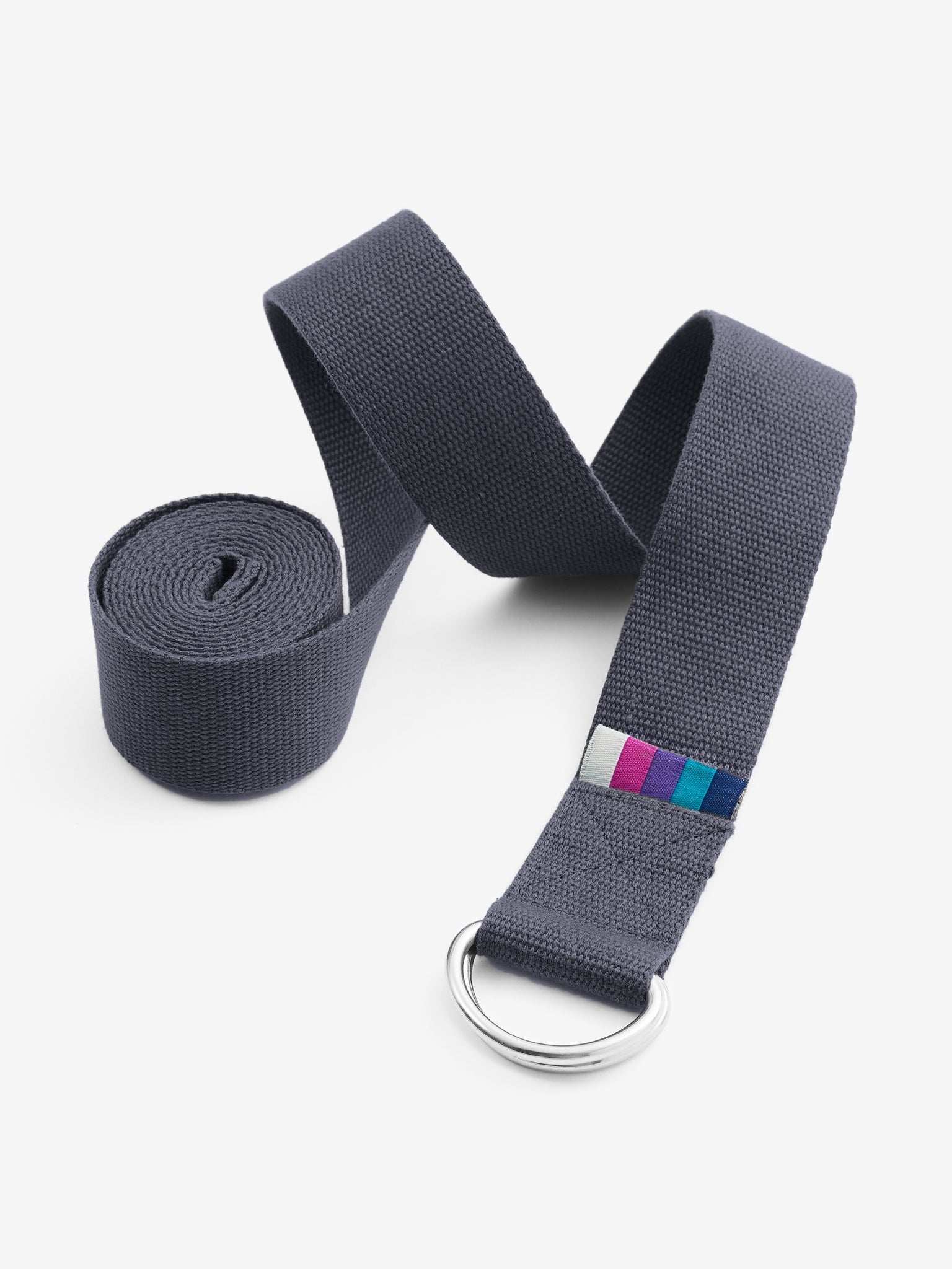 Organic Cotton D-Ring Yoga Belt for Stretching & Flexibility | Premium Yoga Accessory for Home & Studio Practice | Eco-Friendly & Comfortable