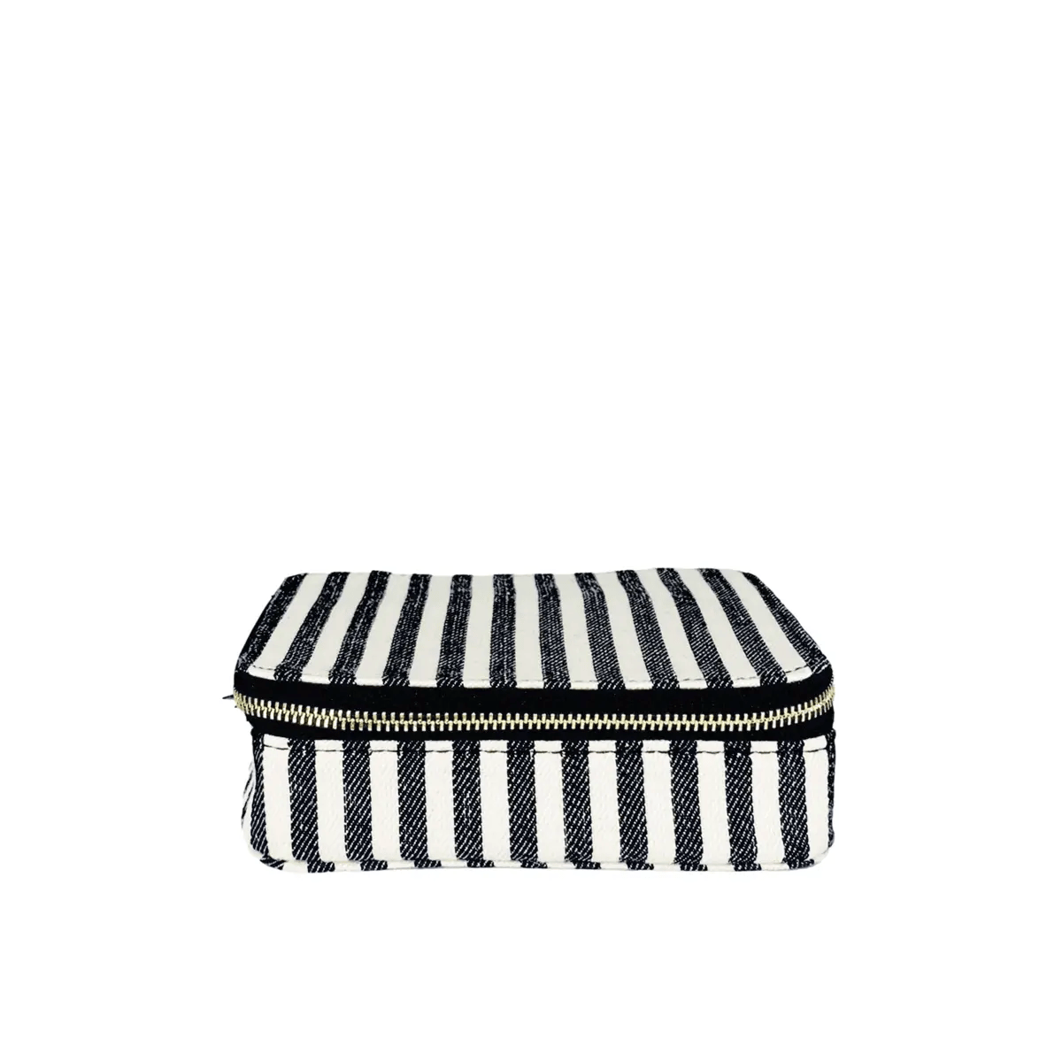 Large Pill Travel Case with Individual Daily Pill Organizer - Striped Design for Medication Storage | Perfect for Travel, Work, and Home Use