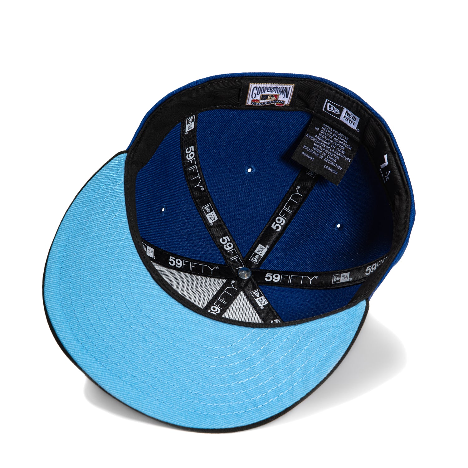 New Era 59Fifty Arizona Diamondbacks MLB Baseball Cap with Inaugural Patch - Royal & Black Snapback Hat for Men's Fashion & Sports Fans