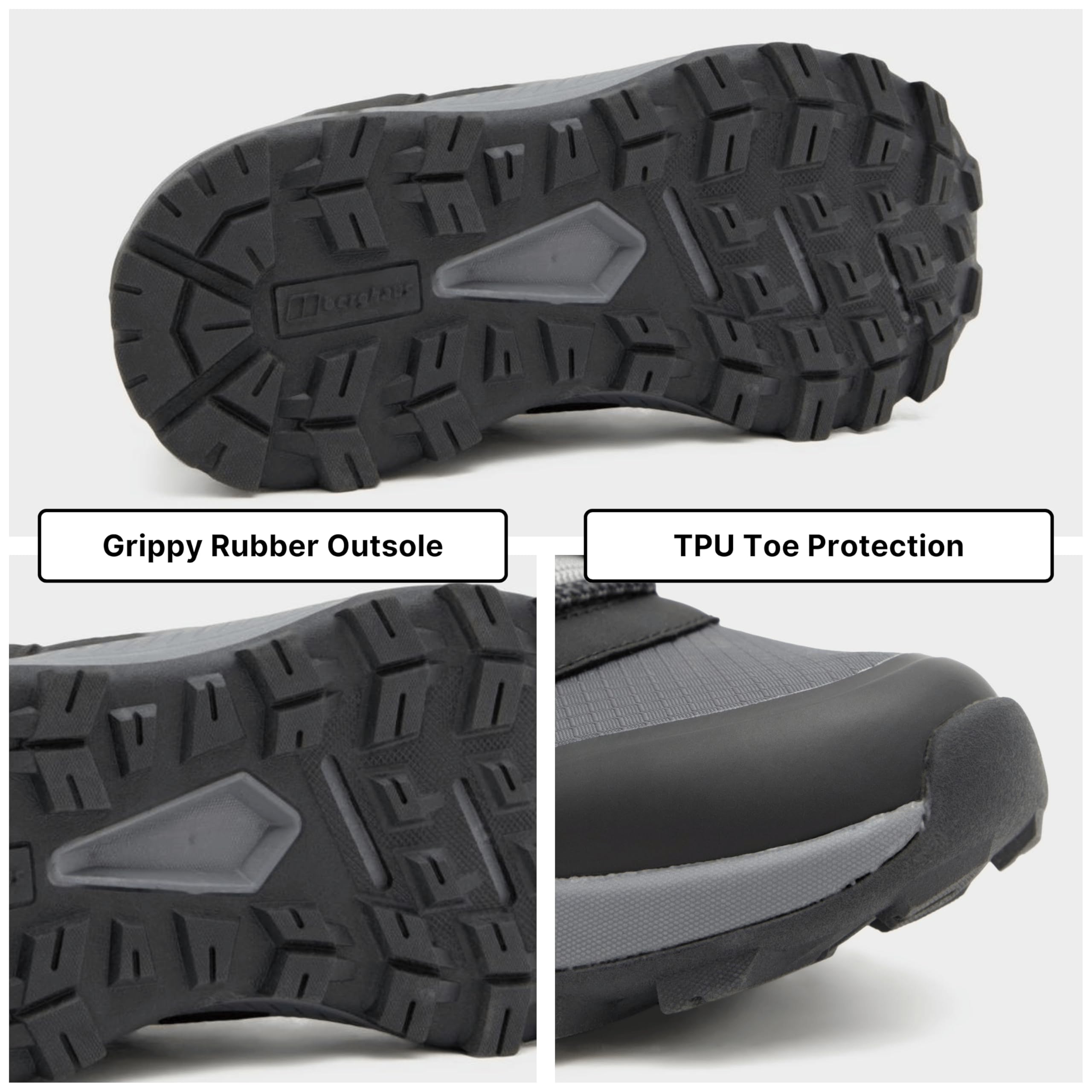 Berghaus Kids' Galactic Low Walking Shoes - Waterproof, Breathable & Lightweight Hiking Shoes with High Traction Sole | Vegan Friendly Outdoor Footwear for Boys & Girls | Perfect for Hiking, Trekking & Daily Adventures