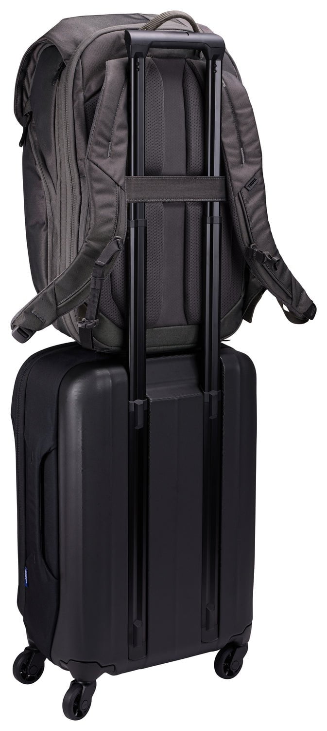 Thule Subterra 2 Expandable Travel Backpack 26L - Lightweight Carry-On Hiking Daypack for Men & Women - Perfect for Air Travel, Camping & Outdoor Adventures (Vetiver Gray)