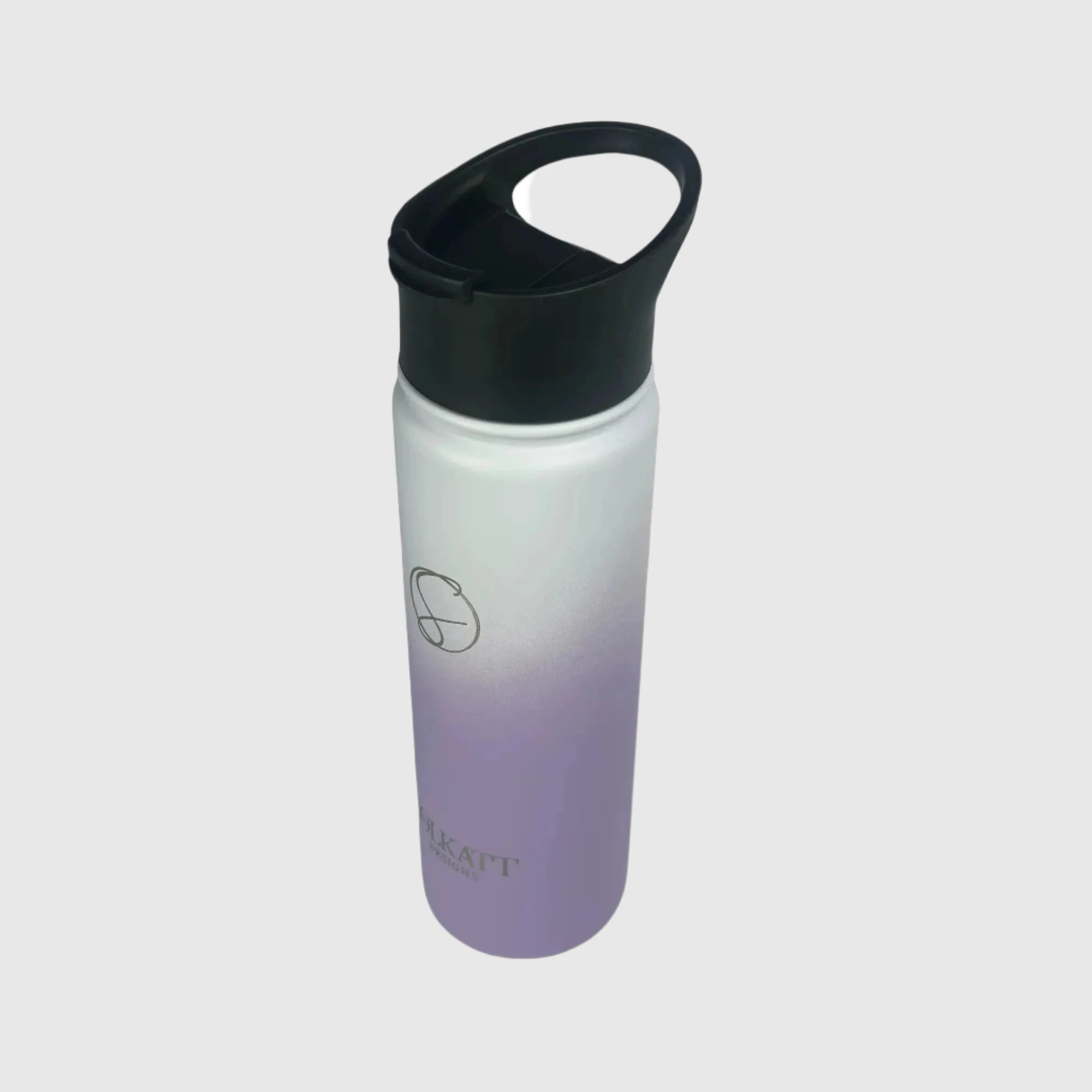 Lavender Lilac Insulated Stainless Steel Water Bottle 650ml - Keep Drinks Cold/Hot for 24 Hours - Perfect for Hiking, Gym, Office & Outdoor Activities