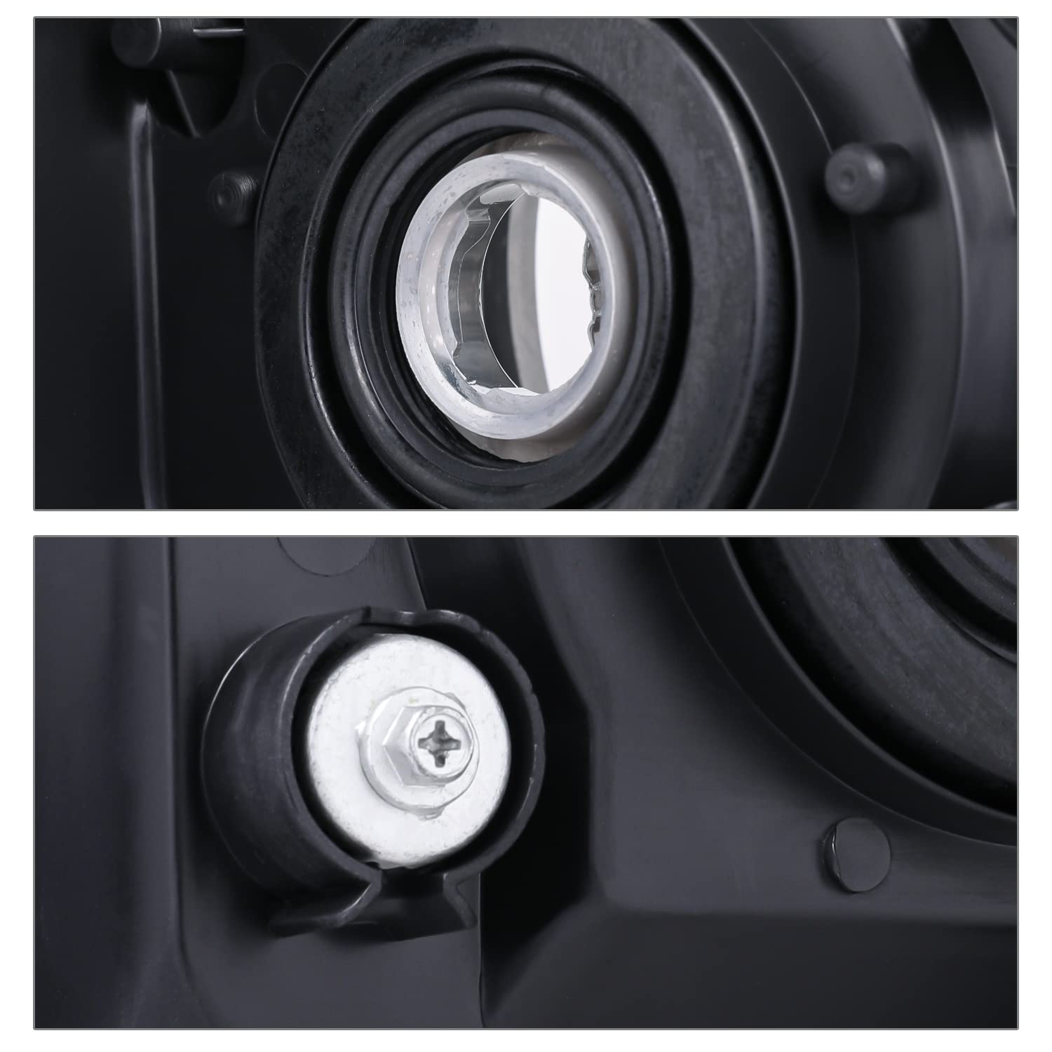M-AUTO OEM Style Replacement Headlight Assembly for 2006-2009 Dodge Ram 1500/2500/3500 Trucks - Chrome Housing with Clear Corner Lights | Halogen Compatible | Improved Night Visibility & Off-Road Performance