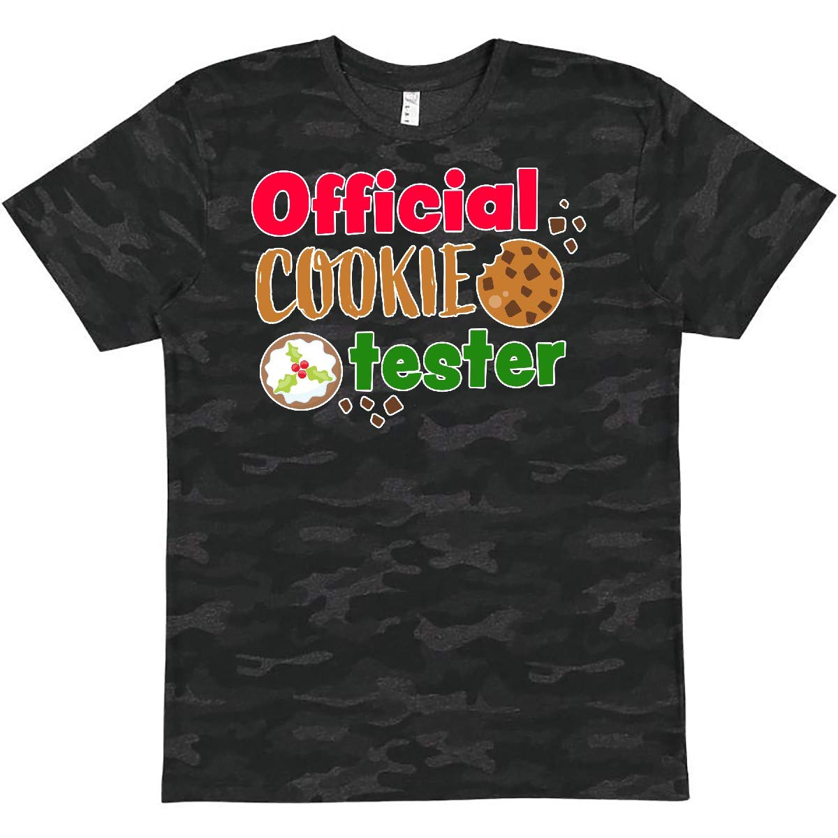 Inktastic Official Cookie Tester Christmas Cookies T-Shirt - Funny Holiday Baking Apparel for Cookie Lovers & Christmas Gift Ideas