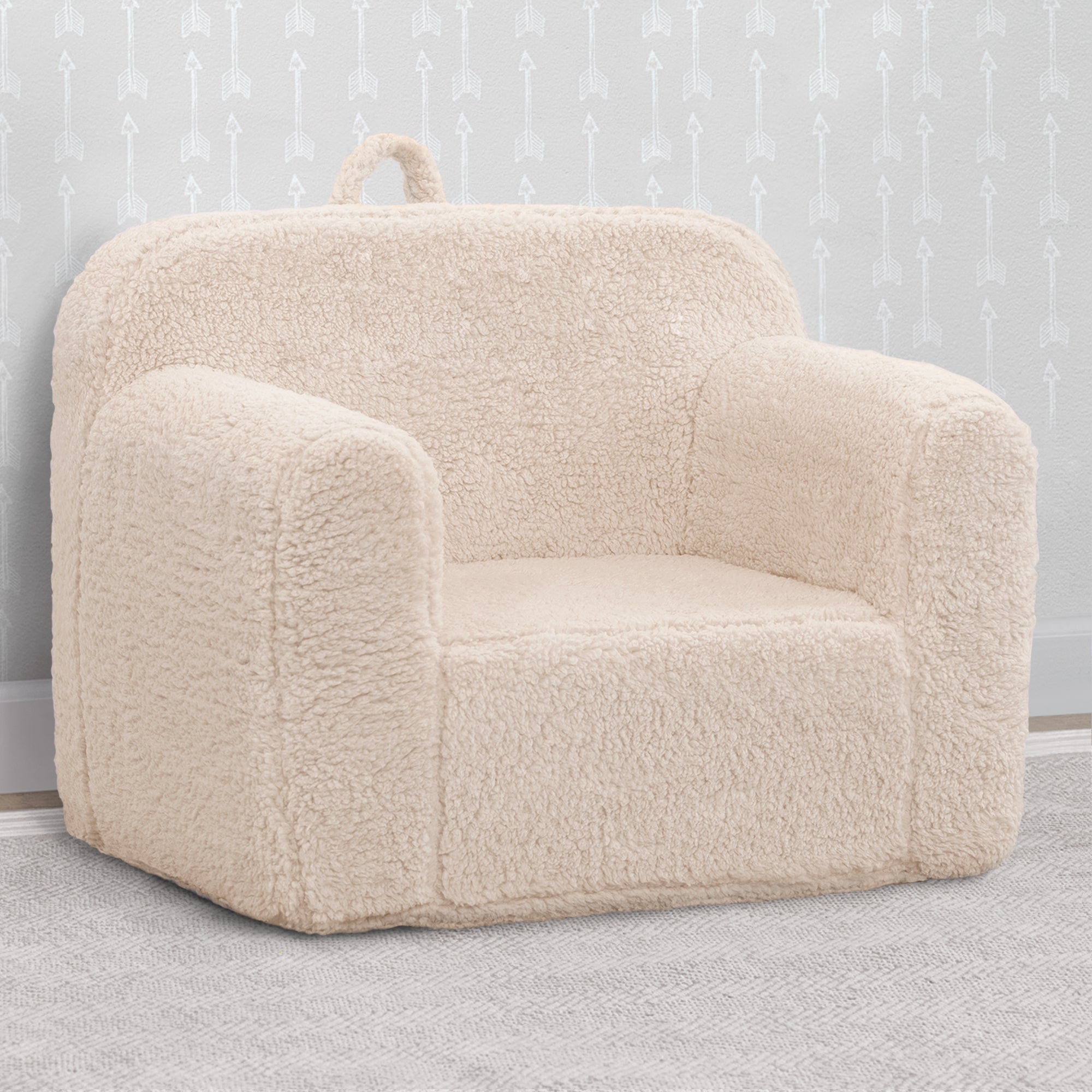 Cozy Sherpa Chair for Kids - Soft & Warm Children's Lounge Chair - Perfect for Reading, Gaming & Relaxing in Bedroom or Playroom