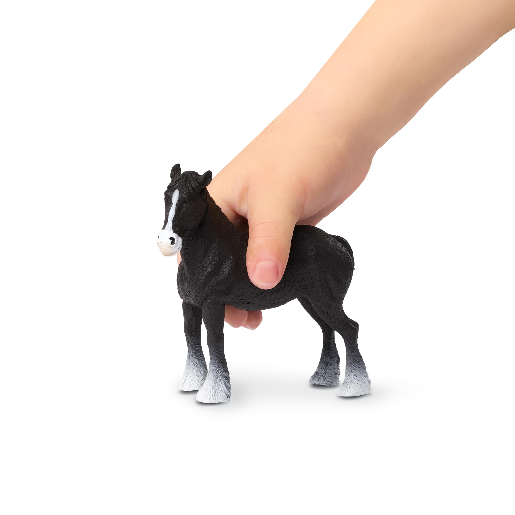 Battat Terra Horses Set - 12 Piece Detailed Plastic Miniature Horse Toy Figures for Kids - Perfect for Farm Animal Collections, Pretend Play & Educational Learning Activities