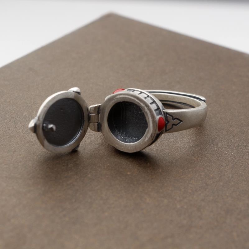 Vintage Openable Adjustable Ring - 925 Sterling Silver Plated White Gold Jewelry for Women - Perfect for Weddings, Parties & Everyday Elegance