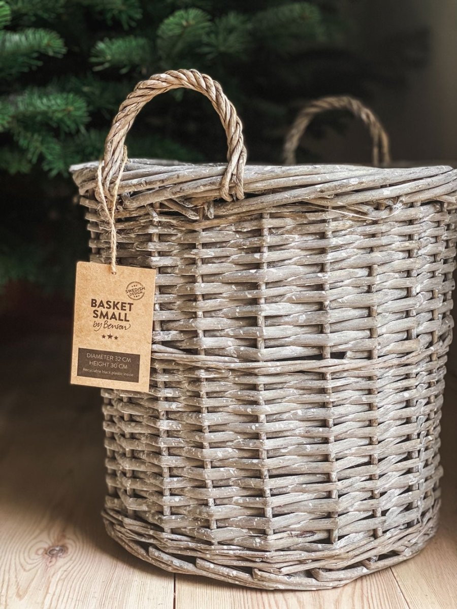 Premium Woven Storage Basket - Organize Home, Office & Nursery - Perfect for Laundry, Toys & Decor